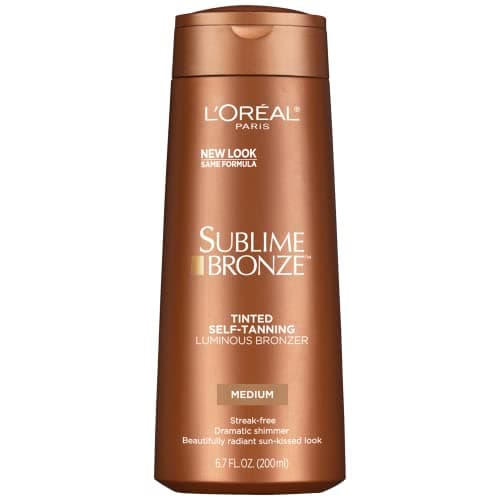 Image of L'Oreal Paris Sublime Bronze Luminous Bronzer Self-Tanning Lotion, 6.7 oz.