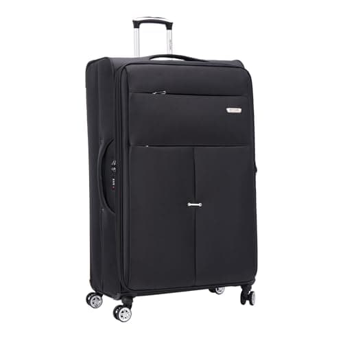 Image of Extra Large Suitcase 32" Super Lightweight Luggage 20% Expandable 4 Wheels Spinner 3-Digit Combination Lock Soft Shell Luggage Check in for 30kg