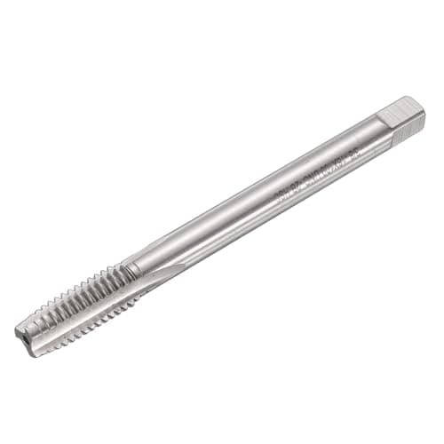 Image of sourcing map Thread Milling Taps, 3/8-16 UNC High Speed Steel 6542 (HSS6542) 3 Straight Flutes Machine Screw Thread Threading Tap, 4" Length (Extra Long)