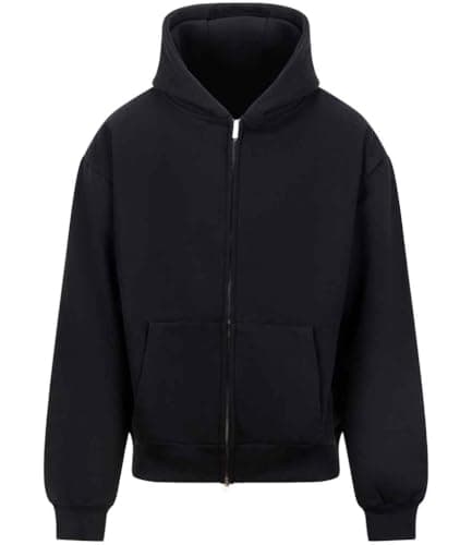 Image of AWDis Signature Heavyweight Zoodie - Deep Black - 2XL