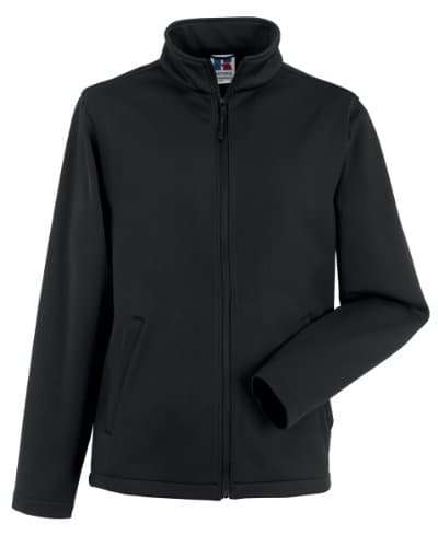 Image of Russell R040M-36-M Men's Smart Softshell Jacket, Medium Size, Black
