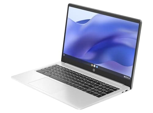 Image of HP Chromebook 15.6-inch Laptop | Intel Celeron N4500 | 4 GB RAM | 128 GB eMMC Storage | Intel UHD Graphics | FHD Display | Chrome OS | Silver | 15a-na0000na