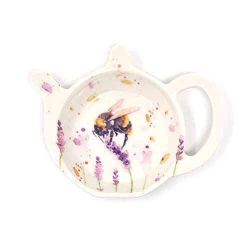 Image of Lesser & Pavey Durable Bee Tea Bag Tidy | Stylish Tea Bag Holder Dish for Kitchen | Elegant Teabag Rest for Clean Counters | Teabag Tidy Ideal for Every Home | Tea Bag Holder & Teabag Tidy