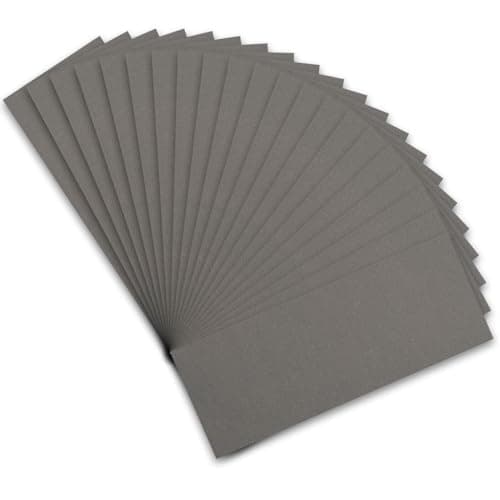 Image of STEBRUAM Wet and Dry Sandpaper 1200 Grits, Sandpaper Assorted for Cars Polishing Metals Walls Wood Furniture Sanding, 21 Sheets Sand Paper 9x3.6 Inch