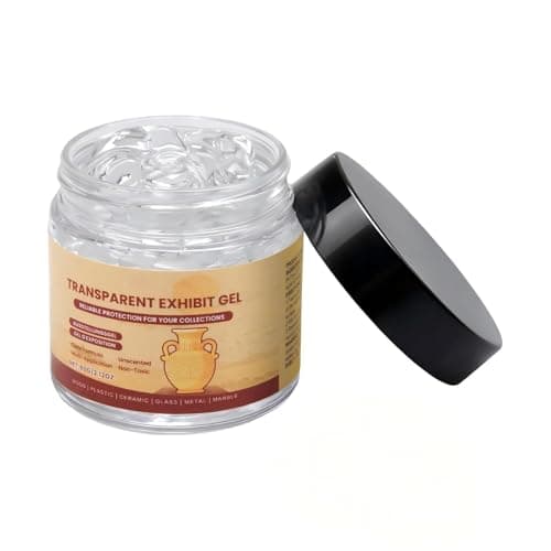 Image of Museum Putty 60g (2.12oz), Removable Clear Gel Wax for Securing Antiques, Glass, Ceramic and Collectibles, Reusable Residue-Free Adhesive to Prevent Falling