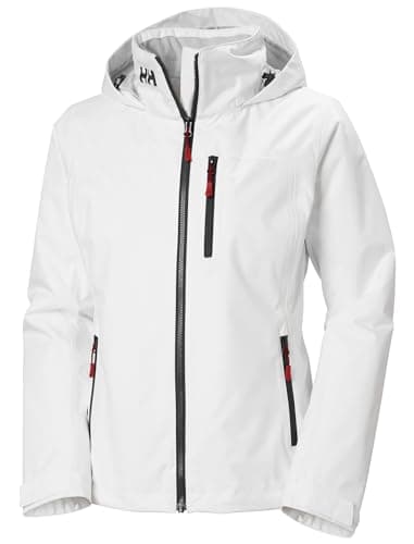 Image of Helly Hansen Women's W Crew Hooded Midl Jacket 2.0, White, XL