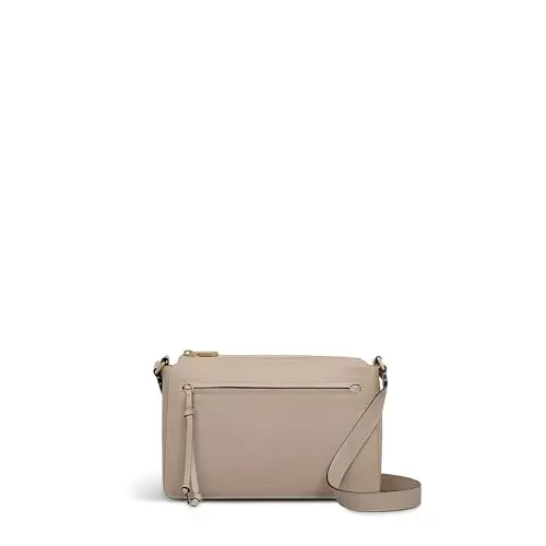 Image of RADLEY London Fountain Park Women's Leather Small Ziptop Cross Body, Porcini