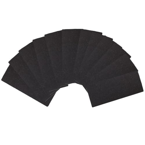 Image of 12PCS Sandpaper 400/600/800/1000/1200/1500 Grits, Wet and Dry Sandpaper for Cars Polishing Metals Walls Wood Furniture Sanding, Sheets Sand Paper Assorted 9x3.6 Inch (12)