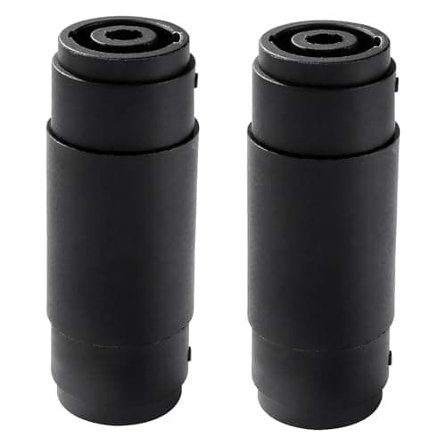 Image of KUOQIY 2 PCS 4 Pole Speakon Female to Female Connector, Speaker/Amp Speakons Adapter Connectors, Compatible with NL4MP, NL4MPR, NL4FC, NL4FX, NLT4X