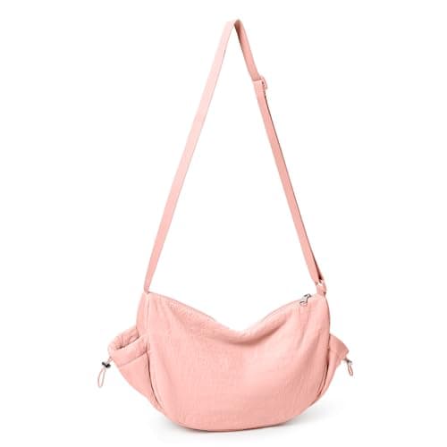 Image of KALIDI Upgrade Crescent Cross body Bag for Women Sling Bag with Pockets Nylon Dumpling Bag Women hobos & shoulder bags Chest Bag for Daily Use