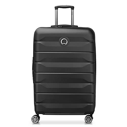 Image of DELSEY Paris Expandable Suitcase 4 Double Wheels 77 cm, Adults Unisex, Black, L, Expandable Suitcase
