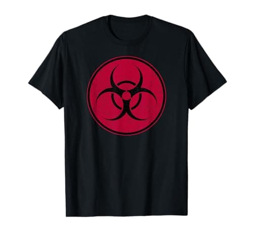 Image of BIOHAZARD SYMBOL WARNING SIGN BIOLOGICAL HAZARD TOXIC VIRUS T-Shirt