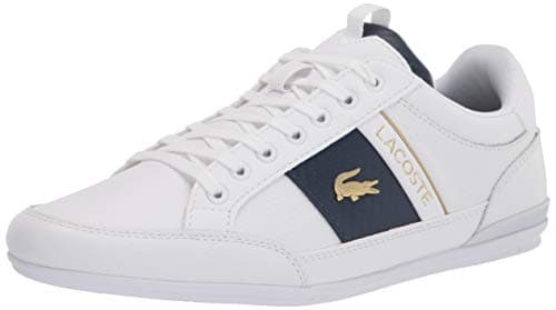 Image of Lacoste Mens Chaymon 0120 1 Sneakers - White/White - UK 12