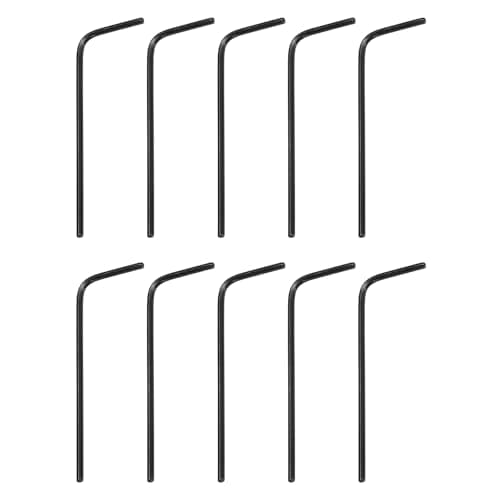 Image of sourcing map 40pcs Hex Key Wrench 1/20" 45# Carbon Steel L-Shape Hexagon SAE Wrenches Repairing Tool for Home DIY Bike Motorcycle Repair, Black