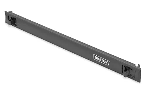 Image of DIGITUS DN-97651-1 - 19" Blank Cover - 1U Cover - Pack of 1 - Panel for 19" Network Cabinet, Server Cabinet, Rack - Snap-in Mechanism - ABS Plastic - Black