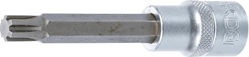 Image of BGS 4165 | Bit Socket | length 100 mm | 12.5 mm (1/2") Drive | Spline (for RIBE) | M10