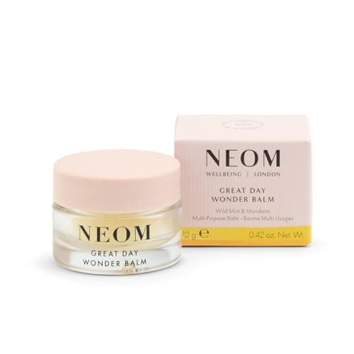 Image of NEOM - Great Day Wonder Balm, 12g | Smoothing Moisture for Lips & Dry Skin | Wild Mint & Mandarin | Scent To Make You Happy