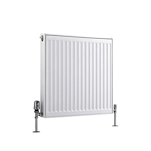 Image of Milano Compact White Type 22 Horizontal Double Panel Convector Radiator - 600mm x 500mm