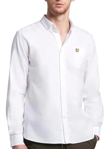 Image of Lyle & Scott Light Weight Oxford Shirt White L