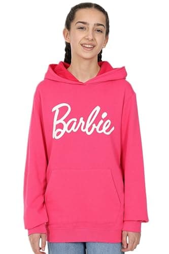 Image of Barbie Girls Pink Hoodie Cotton Kids Hoody (3-4 Years)