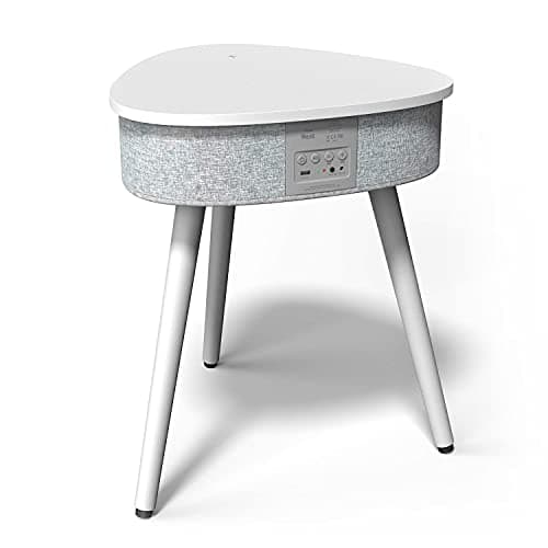 Image of i-box Smart Home, Wireless Charging Table, Bluetooth Speaker, USB Charging Station, 20w Stereo Speakers, Subwoofer, Smart Coffee Table (White)