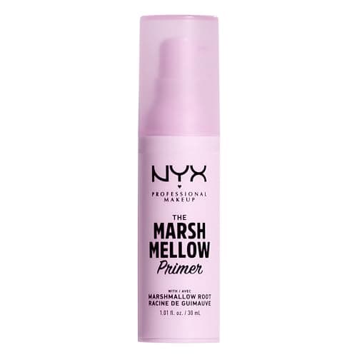 Image of NYX Professional Makeup Primer, Smoothing Marshmellow Root Infused Super Face Primer, Infused with Mashmallow Extract, Up to 16 Hour Make Up Wear, 30ml