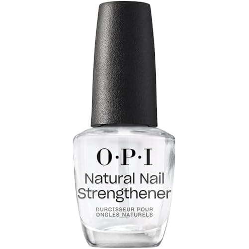 Image of OPI Nail Polish A Natural Nail Base Coat, Daily Nail Strengthener and Base Coat Against Nail Discolouration, For Thin, Weak and Damaged Nails, Clear Nail Polish 15ml