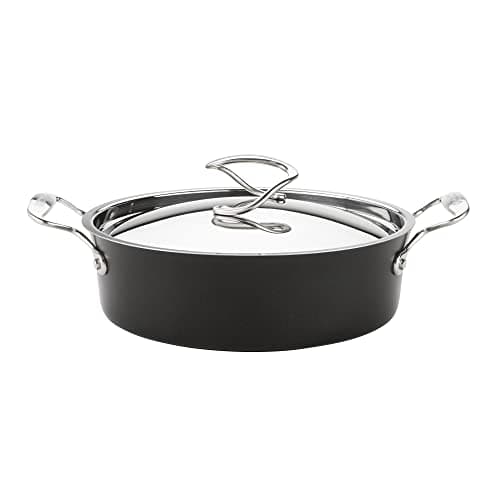 Image of Circulon Style Hard Anodised Sauteuse, 27cm/3.8L, Black