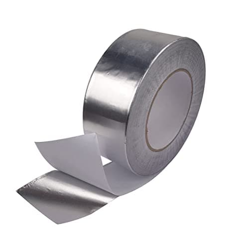 Image of temproad 50mm x 50m Aluminium Self Adhesive Tape ,Aluminium Foil Heat Insulation Tape,Anti-aging and durable