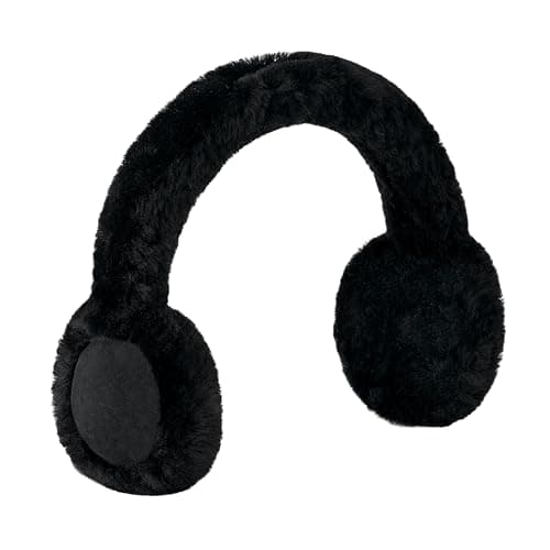 Image of UGG Women's Sheepskin Wireless Earmuff, Black, One Size
