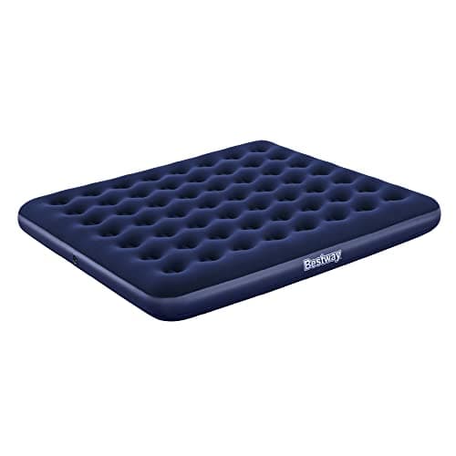 Image of Bestway King Air Bed, Inflatable Outdoor, Indoor Airbed, Flocked King Size Air Mattress