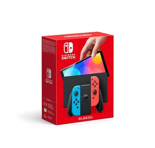 Image of Nintendo Switch (OLED Model) - Neon Blue/Neon Red