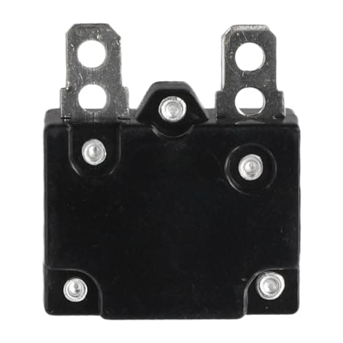 Image of Auratrove 20A Automatic Reset Relay Current Overload Protector Circuit Breaker for RC Electric Car Stroller Hobby Accessories Black 2 Pack