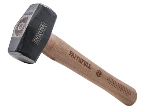 Image of Faithfull 2.5lb Club hammer with hickory handle 1.14kg (2.5lb)