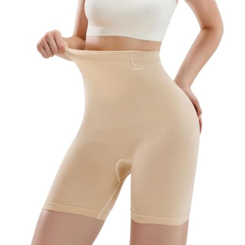 Image of Yilanmy Tummy Control Knickers High Waisted Shapewear Tummy Control Body Shaper for Women Shaping Underwear Shapewear Shorts (Nude, M/L)