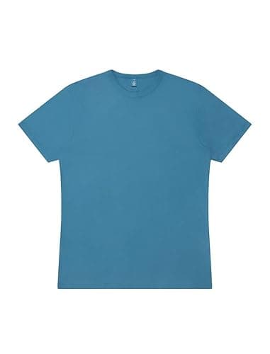 Image of Earth Wardrobe Bamboo T-Shirt Unisex – Soft Breathable Bamboo Viscose Tee, Lightweight Plain Basic T Shirt, Everyday Comfort Top – S–XXL, Multiple Colours Petrol Green