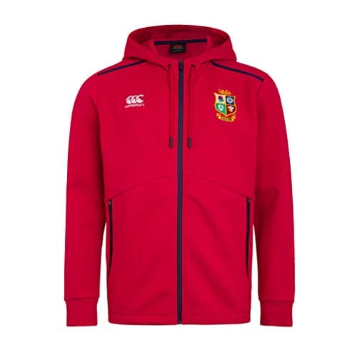 Image of Canterbury British And Irish Lions Full Zip Tech Fleece - Tango Red, M