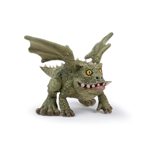 Image of Papo - Toad Dragon Figurine for Children Aged 3+ - Educational Fantasy Toy - Hand-Painted Magical Creature - Enchanted World Series - SKU 39210, Realistisches Grün-braun
