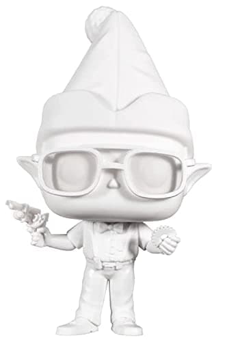 Image of Funko Pop! TV The Office- Dwight as Elf Do It Yourself White Vinyl Figure Limited Edition Exclusive