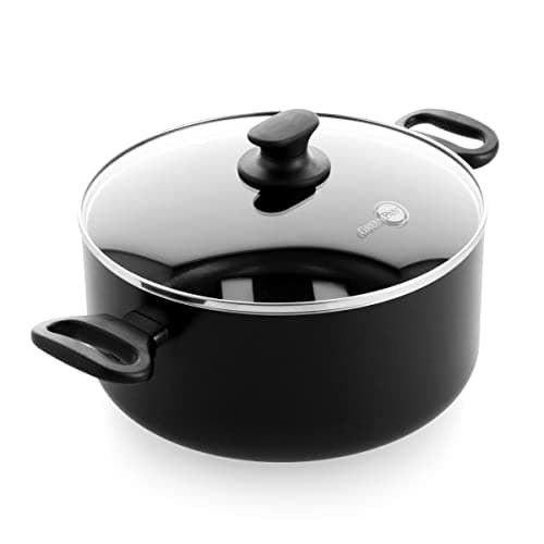 Image of GreenPan Cambridge Healthy Ceramic Non-Stick 24 cm/4.9 Litre Casserole Pot, Induction, PFAS Free, Oven Safe, Black