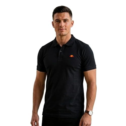 Image of Ellesse Velorian Heritage 2 Mens Polo Shirt Black