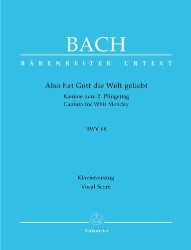 Image of Johann Sebastian Bach-Cantata Bwv 78 Jesu, Der Du Meine Seele-Choir-Vocal Score