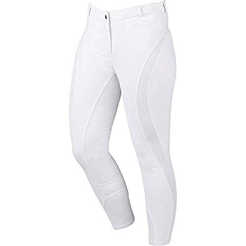 Image of Dublin Prime Gel Full Seat Riding Breeches 36 inch White
