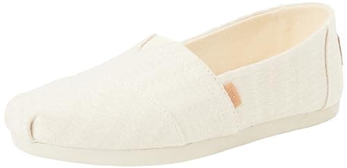 Image of TOMS Women's Alpargata Cloudbound Loafer Flat , Natural Triangle Woven,3 UK
