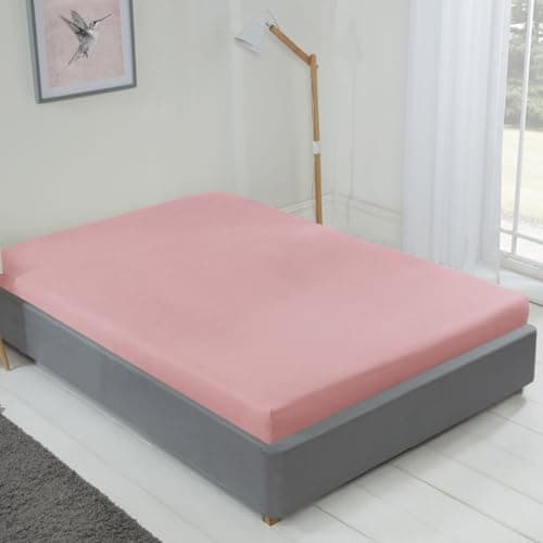 Image of Emma Barclay Lyla Fitted Sheet in Blush Pink - Double