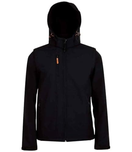 Image of COOZO Unisex Classic Transformer Pro Soft Shell Jacket - Black - S