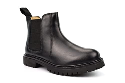 Image of Generic Boys/Girls Unisex Chelsea Ankle Boots (Large Fit Buy Smaller Size) 2 UK