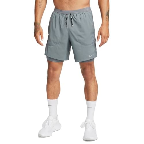 Image of Nike Flex Stride Men's 7" 2-in-1 Running Shorts, Smoke Grey, XX-Large