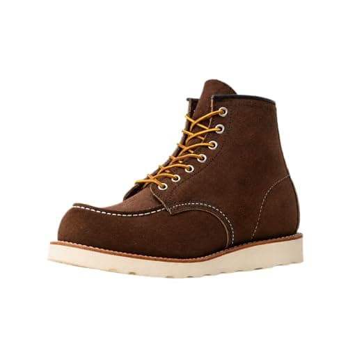 Image of Red Wing Men's 6" Moc Toe Fashion Boot, Chocolate Muleskinner, 7 UK