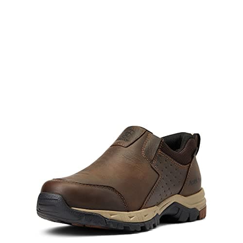 Image of ARIAT Womens Skyline Slip On Shoes Shoe - Dark Brown - Lightweight Waterproof Sprayproof Footwear UK Size - UK 4
